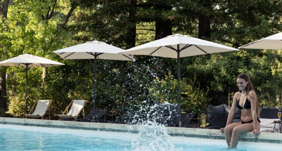 The swimming pool