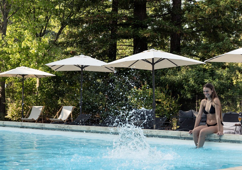 La piscine chauffée